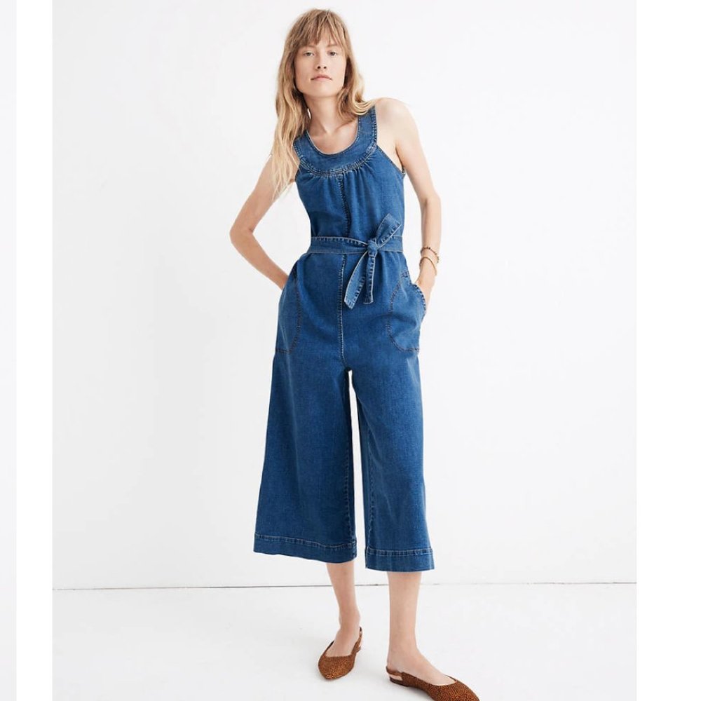 Madewell Blue Denim Jumpsuit 6